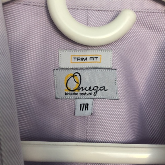 Trim fit purple collared button down - Picture 2 of 3